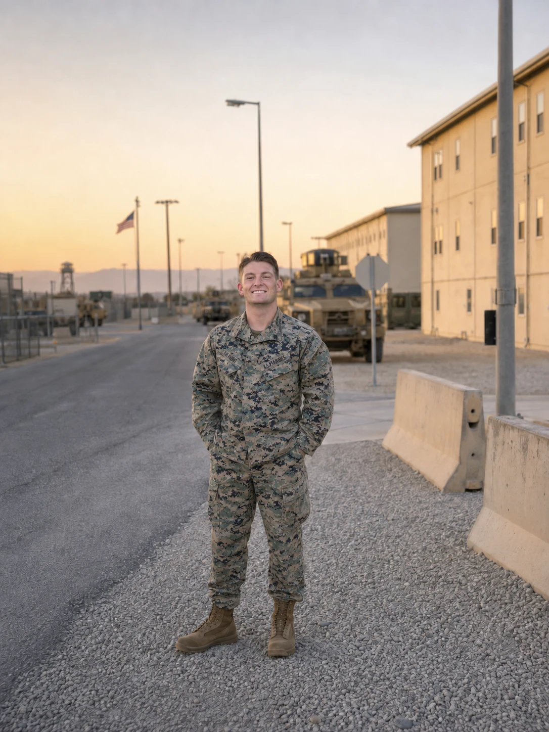 Payton, owner of Veteran Vends, U.S. Marine Corps veteran